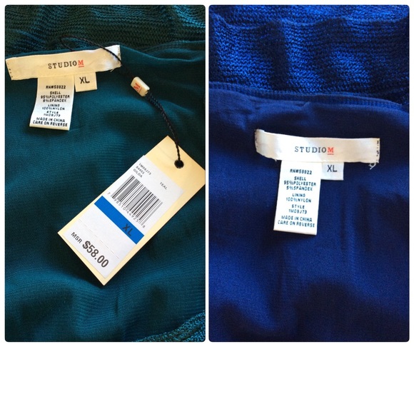 2 Square Neck Figure Flattering Sweaters - Picture 3 of 4